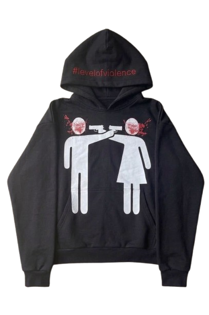 "level of violence (love)" hoodie